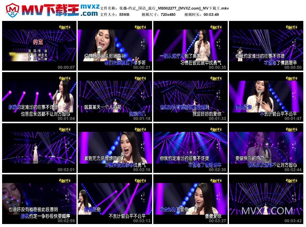 张薇-约定_国语_流行_MB502277